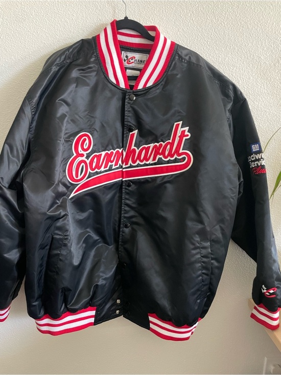 Chase Authentics Other - Chase Authentics Black Jacket with Red & White Ribbed Collar